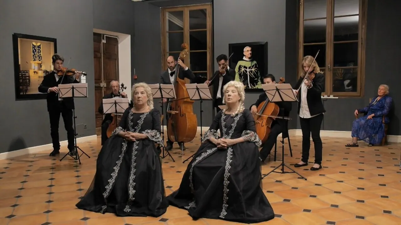 Séquence dans le musée de Vence